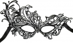 Must pitsist silmamask Masquerade Halloween karneval Fancy Dress Party silmamask (valitav)