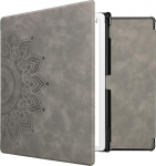 kwmobile &uuml;mbris, mis &uuml;hildub Amazon Kindle Scribe 11-tollise (2025) &uuml;mbrisega - kunstnahast &uuml;mbris - Rising Sun Hall