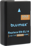 Blumax aku &uuml;hildub Nikon EN-EL14 | - 1300mAh -| EN-EL14a Nikon D3100 D3300 D3500 D5200 D5500 D5600 DF // CoolPix P7100 P7200 P7800 P8000 jaoks
