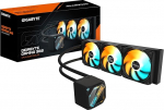 GIGABYTE Gaming 360 vedelikjahuti protsessorile - 3 x 120 mm ARGB ventilaator, libisev lukustusmehhanism, Daisy Chain, &uuml;hildub Intel LGA 1851 ja AMD AM5-ga