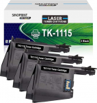 SINOPRINT Pack of 3 TK1115 Toner for Kyocera FS 1041 Toner Compatible with Kyocera TK-1115 TK1115 Toner Cartridges Black for Ecosys FS-1220MFP MFP FS1041 FS1320MFP FS-1220 MFP FS-1041
