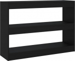 vidaXL Libreria/Divisorio Nero 100 x 30 x 72 cm