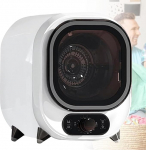 Kaasaskantav roostevabast terasest trumliga kondensaator, kompaktne kondensaator kahekordse temperatuuriregulaatoriga, t&ouml;&ouml;pinnal v&otilde;i seinale paigaldamiseks v&auml;ikestes ruumides (B)