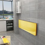 Wandmontierter Schreibtisch mit Bl&auml;ttern, stabiler, schwimmender Klapptisch f&uuml;r W&auml;sche und Werkbank, platzsparender Wandtisch aus Holz, kompakt und vielseitig einsetzbar