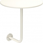 Seinale paigaldatav &uuml;mmargune baarilaud, seinale paigaldatav kohvilaud, L-kujulise jalaga seinalaud, sobib v&auml;ikestesse ruumidesse, baaridesse, kohvikutesse Saadaval mitmes v&auml;rvitoonis (valge)