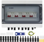 &Uuml;lelaine kaitse PV, DC &Uuml;lelaine kaitse PV 40A/1000V, (4 in 4 Out) Solar Connection Box, Solar Surge Protection, Solar Lightning Protection IP65 veekindel