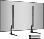 1home Universal Tabletop TV Stand Pedestal Mount Monitor Riser fits 22&rdquo;-65&rdquo; Screens