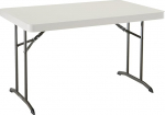 Lifetime 80568 Commercial Folding Table, Almond, 4 ft