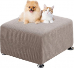 Stretch Stool Cover Ottoman Protective Cover Rectangular Spandex Jacquard Sofa Cover Stool Protector Cover Rectangle with Elastic Base Furniture Protector for Storage Ottoman (Color : #5, Size: 100x10