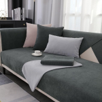 GRUYWC Chenille diivanikate, libisemisvastane diivanikate, koera-kassi diivanikaitsja, 1/2/3/4 istekoha diivanihoidja, U-kujulise / L-kujulise sektsioondiivani jaoks