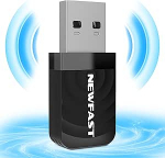 NEWFAST 1300 Mbps USB WLAN Stick PC-le, Dual-Band (2.4G/5G) WLAN adapter PC, USB 3.0, MU-MIMO, sisaldab CD draiverit, Mini disain, mugav kaasas kanda, ainult Windows 10/11/7/8/8/8.1, Mac OS 10.9-10.15 jaoks.