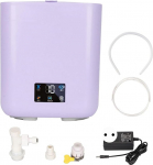Cryfokt kaasaskantav pesumasin, t&auml;isautomaatne minipesumasin, 7L pesumasin suure mahutavusega pesumasin koos trummelkuivatiga, minipesumasin (lilla)