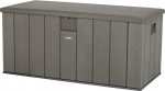 Lifetime plastikust puidust struktureeritud hoiukast Desert Sand/ Hall, 151x72x69 cm