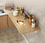 Klappbarer Fr&uuml;hst&uuml;cksbartisch zur Wandmontage f&uuml;r kleine R&auml;ume, ausziehbarer ESS- und Arbeitstisch, Home-Office-Computertisch mit Ablagefl&auml;che