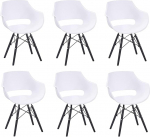 Sam Lea Shell tool, plastist iste valge ja must, metallist raam, must