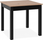 Coburg 80 003409 S&ouml;&ouml;gitoa laud Artisan tammepuust / must Umbes 80 x 76 x 80 cm V&auml;ljendatav 120 cm