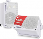 Pyle Outdoor Speaker veekindel - 3,5-tolline seinak&otilde;lar, v&auml;lisk&otilde;lar 200 Watt, sise- ja v&auml;liskarbid terrassidele, paatidele v&otilde;i ruumidele, merekarbi v&auml;lisk&otilde;lar