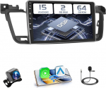 2 + 64 GB Android 13 autoraadio Peugeot 508 2011-2018 Raadio Carplay Android auto traadita, 9-tolline IPS puuteekraaniga raadio koos tahavaatekaamera, Bluetooth, Navi, WiFi, DSP, EQ, Mirror Linkiga