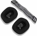 K&otilde;rvapadjad G733 G335, asendusk&otilde;rvapadjad LogitechG733 Wirelesss ja G335 Wired Gaming Headsetile, k&otilde;rvapadjad koos peapaela rihmadega, hingav v&otilde;rk, (must)