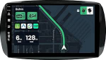 [6G+128G] IPS 9" Android 15 Autoradio F&uuml;r Mercedes Benz Smart 453 Fortwo 2014-2020 mit navi Octa Core-[Eingebauter 4G LTE/DAB+/CarPlay/Android Auto/DSP/Mirror Link/GPS/Bluetooth 5.0/HDMI