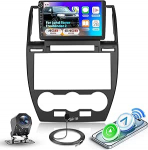 Hodozzy 4GB+64GB Autoradio f&uuml;r Land Rover Freelander 2 2007-2012 Android 9 Zoll InCell puuteekraaniga Carplay Wireless Android Auto, Radio 2 Din mit Typ-C, Bluetooth Navi GPS WiFi FM RDS Tagfahrkamera