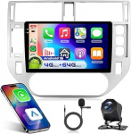 4G 64G VECHTEL 9" Bluetooth-Autoradio f&uuml;r Ford Kuga（Escape 2008-2012 Carplay Android Auto,Android 15,EQ,WiFi GPS,Mirror Link,RDS/FM Radio 2 Din mit AHD Tagfahrkamera