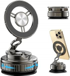 Vaakum magnetiline mobiiltelefoni hoidja auto mobiiltelefonidele Magsafe auto hoidja, 2025 uuendatud Magsafe auto mobiiltelefoni hoidja, auto magnet k&otilde;igile mobiiltelefonidele, 360&deg; p&ouml;&ouml;ratav