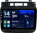 [6G+128G] - Android 12 IPS autoraadio sobib VW Touareg FL NF (2011-2017) - Traadita CarPlay/Android Car/DSP - LED-kaamera ja mikrofon - 9-tolline 2 DIN - DAB roolijuhtimispult - Kiire boot 360 kaamera