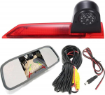 HD Caravan tagurduss&uuml;steem pidurituled tagurduskaamera Van Roof Camera parkimiskaamera parkimisabi koos reguleeritava nurgaga, mis &uuml;hildub Ford Transit Custom Business MPV SUV bussiga