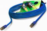 Sommer Kaabel 3,0 m 6G 3G SDI videokaabel 4K UHD HD-SDI (HDTV) SC-Vektor 0,8/3,7 1 x 0,80 mm&sup2; Sinine - BNC pistik NEUTRIK - VTGX-0300-BL-BL - 82.00 ft
