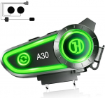 YYTFY mootorratta kiivri k&otilde;lar Bluetooth-peakomplekt Bluetooth-kiivri peakomplekt koos h&auml;&auml;lassistendiga, IPX67 veekindel ja HiFi helikvaliteediga Bluetooth-k&otilde;rvaklapid 1200 mAh aku