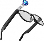 32GB AI Smart Glasses 8MP HD-kaamera, 4K v&auml;rinatevastane videosalvestus, 290mAh aku, videosalvestuse ja reaalajas t&otilde;lkimise tugi, fotokroomsete l&auml;&auml;tsedega.
