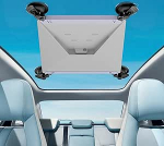 Starlink Mini autokinnitus - Starlink Mini hoidik akendele ja p&auml;ikesekatustele, iminapakettide kinnitus, Starlink Mini tarvikud, &uuml;hildub autode, haagissuvilate, paatide ja veoautodega (helesinine)