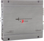 Excalibur X600.2 autov&otilde;imendi 2 kanaliga 2 x 600 W Mosfet HiFi autov&otilde;imendi koos Bass Boost 1200 W maksimaalselt 2 Ohmi muutuva crossoveriga