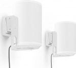 PUTORSEN k&otilde;larite seinakinnitus Sonos Era 100-le, p&ouml;&ouml;rlev/kallutatav/kaablihaldus seinakinnitus k&otilde;larile parema helielamuse tagamiseks, mahutab kuni 3 kg (2 klambrit, valge)