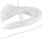 KEILEOHO 100 kaablisidemete pakk, valge, 600 x 9 mm, iselukustuv nailonist kaabliside, pikk t&ouml;&ouml;stuslik, aia jaoks