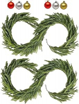 2 j&otilde;ulup&auml;rja, kunstlik Norfolk m&auml;nni p&auml;rg, 200 cm, roheline j&otilde;ulupuu p&auml;rg siseruumide j&otilde;ulukatteks, s&ouml;&ouml;gilaudadele, ustele, treppidele, j&otilde;ulukaunistustele &otilde;ues, koos 6