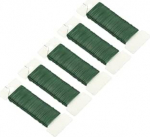 hankimise kaart 190 Yards/575 Feet 27 Gauge Metal Flower Wire Green Flexible Paddle Thin Flower Wire k&auml;sit&ouml;&ouml;ks, j&otilde;ulup&auml;rg, lilleseade, pulmad, kokku 5 rullida