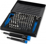 iFixit Manta Precision Bit Set, 2 kruvikeerajat ja 112 bitti sisaldav t&auml;ppisbitikomplekt: Minibitid (4 mm) elektroonika jaoks ja 1/4-tollised standardsed bitid