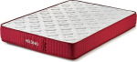 Imperial Confort Helsinki New 25 Mattress Foam HR, White, Red, 200 x 135 x 25 cm