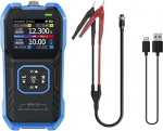 Interner Widerstandspr&uuml;fer HRM-10 mit TFT-Farbbildschirm, patareim&otilde;&otilde;tja 0-100 V DC ja 0-200 Ohm, Kelvin 4-Draht-Sonde f&uuml;r Lithiumzellen-Sortierung, Datenexport (D)