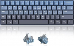 MageGee MK-STAR61 60% mehaaniline klaviatuur DE paigutus, Hot Swapable Wired RGB Gaming klaviatuur koos Dye Sublimation Keycaps, Pre-Oiled Switches, EVA Foam for Mac/Win (sinine)