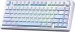 Aula F75 mehaaniline RGB TKL Gray Switch traadita Macrol Hot Swap klaviatuur j&auml;&auml;sinine