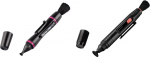 Hama Lens Lens Cleaning Pen for Eyepieces and Smartphone Cameras 9cm Long Lenspen MicroPro II Purple/Black & Lens Filter Cleaning Pen 12.5cm Long Lenspen Black