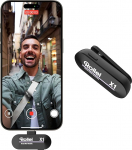Rollei Hear:Me Mobile X1 Lavalier Microphone Wireless, Lapel Microphone USB C iPhone 15/16/Android Type-C seadmetele, professionaalne mikrofon mobiiltelefoni Tiktok YouTube striimimise Vlogi video jaoks