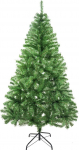 SOLAGUA NAVIDAD kunstlik j&otilde;ulupuu, Tinsel Leaf kuusk 120-210cm puud metallist toega (Glitter Green, 150cm 293Tips)