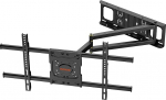 WHY Fone Corner TV seinakinnitus, pika varrega telerihoidik 65 cm pikendusega, t&auml;isliigutusega telerihoidik, p&ouml;&ouml;ratav ja kallutatav, raskev&otilde;imeline, kandev&otilde;ime 35 kg, max. VESA 600 x 40 cm, 0 mm