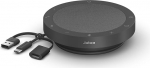 Jabra Speak2 55 Bluetooth Handsfree Calling 4 m&uuml;rasummutusmikrofoni, 50 mm lairiba k&otilde;lar, lairiba heli, kompaktne, kaasaskantav - Zoom ja Google Meet sertifitseeritud, tumehall