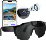 OBEST Smart Prillid 1080P kaameraga, AI WiFi HD kaamera prillid, kaasaskantavad p&auml;ikesekaamera prillid videosalvestuse ja mikrofoniga, tegevuskamera v&auml;lisspordialade jaoks, nagu jalgrattas&otilde;it/suusatamine/matkaelu