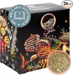 Corasol Premium BBQ & grillmaitseainete advendikalender 2025 koos 24 maitseaineseguga ja retseptiraamatuga, maitseainete gurmee kingiidee